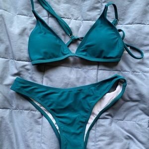 NWT Teal Triangle Bikini